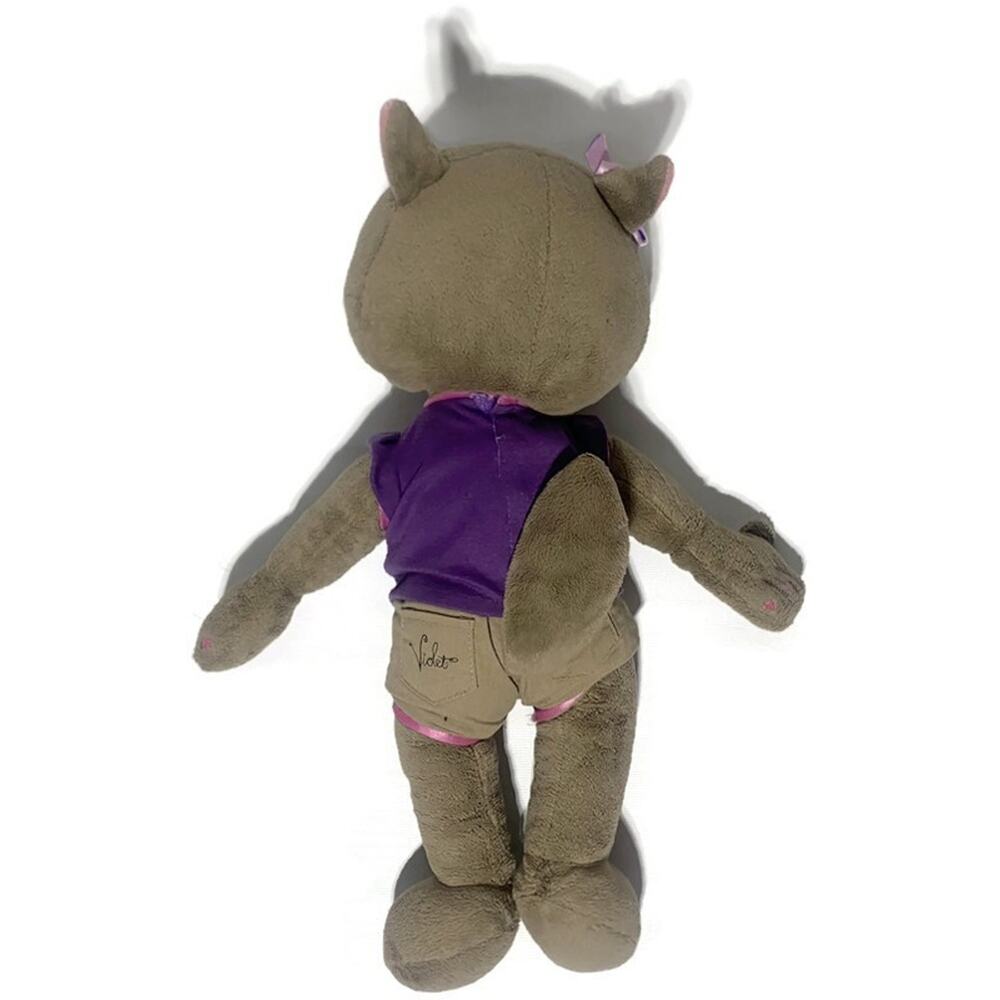 Violet the Wolf 17" Plush Stuffed Animal Great Wolf Lodge Mascot by Fiesta - Picture 3 of 9